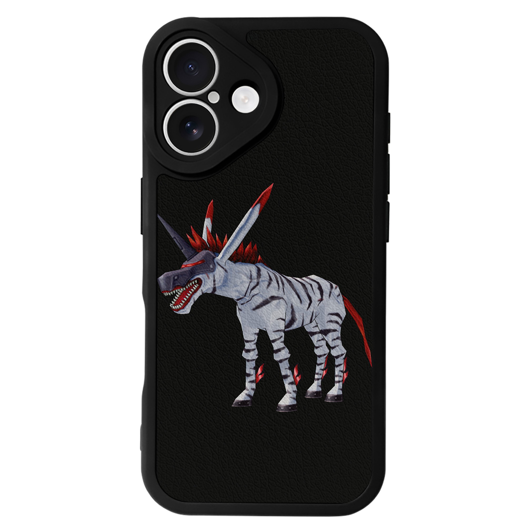 （画像用） Digimon デジタルモンスター/デジモン 【iPhone 16シリーズ対応】シリコンスマホケース（レザー調） 材質：シリコン